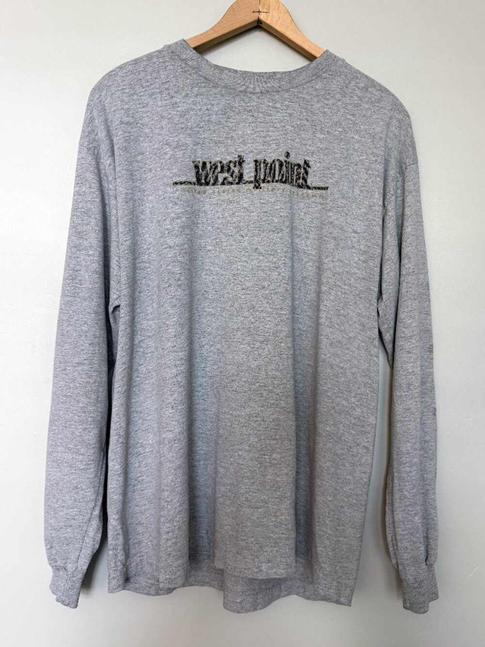 Vintage 2002 JanSport West Point Long Sleeve Shirt | L | Y2K Military